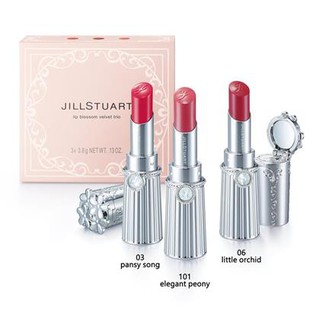 ⫸Lady Day⫷ JILL STUART 吉麗絲朵【花舞絲絨霧唇膏套裝】免稅店 正品