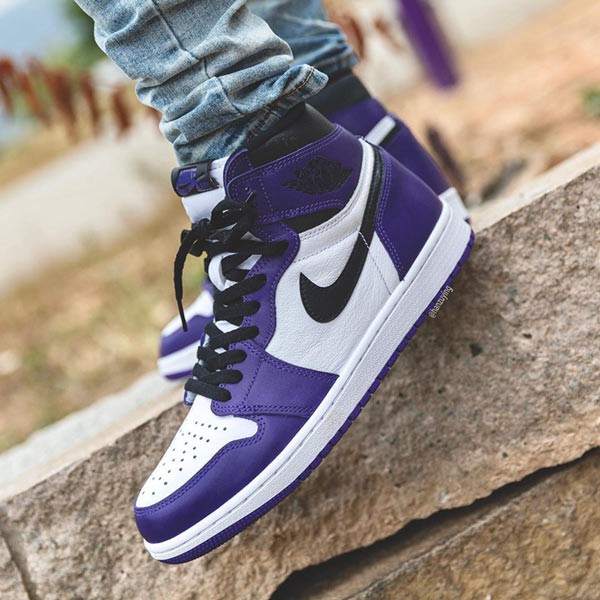 柯拔 Air Jordan 1 High OG Court Purple 555088-500 AJ1 男女鞋
