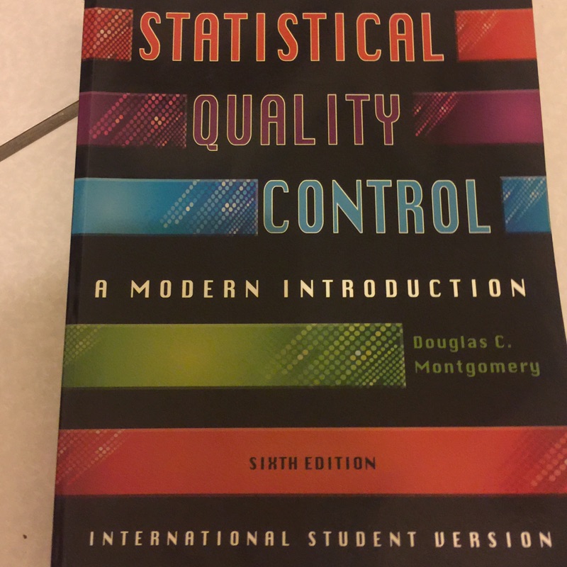 Statistical quality control a model introduction sixth