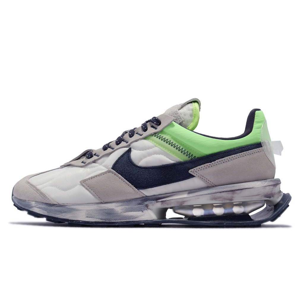 Nike 休閒鞋 Air Max Pre-Day 灰 綠 氣墊 男鞋 外露式氣墊 運動鞋【ACS】 DO2343-049