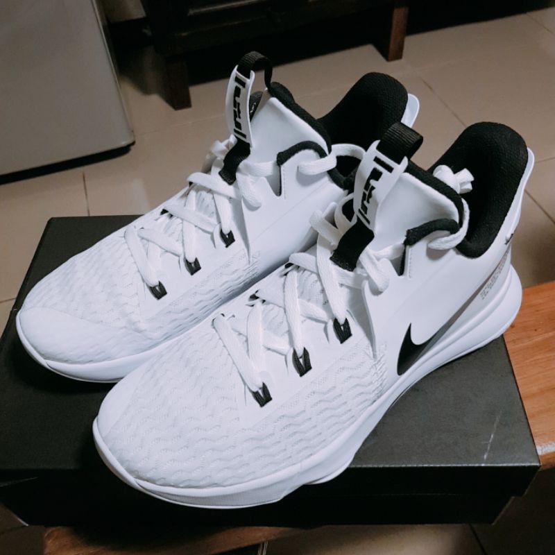 Nike 籃球鞋 Lebron Witness V EP 白黑 5 詹姆斯 男氣墊鞋CQ9381-101