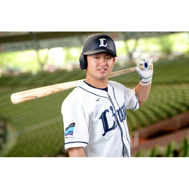 Npb 日本職棒埼玉西武獅主場棒球球衣空白背號淺村榮斗32號森友哉10號 蝦皮購物
