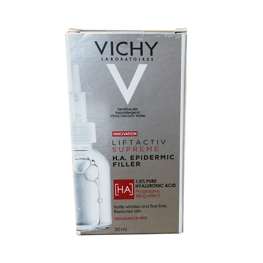 Vichy薇姿 HA超導撫紋安瓶精華30ml（小銀瓶）-平輸