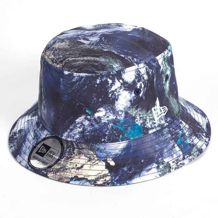 南 9月new Era Earth 地球漁夫帽男女狩獵帽遮陽帽衛星天氣大氣衛星氣象圖 蝦皮購物
