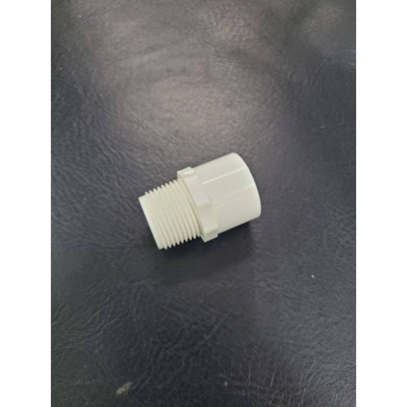 【大頭園藝資材】25mm 6分白色閥接頭 不適合用在國內 26mm PVC水管