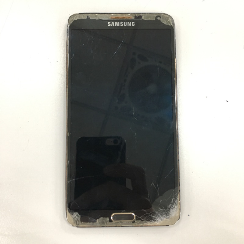 SAMSUNG GALAXY Note 3 N900U 4G LTE 可開機.螢幕.觸控破裂.零件機