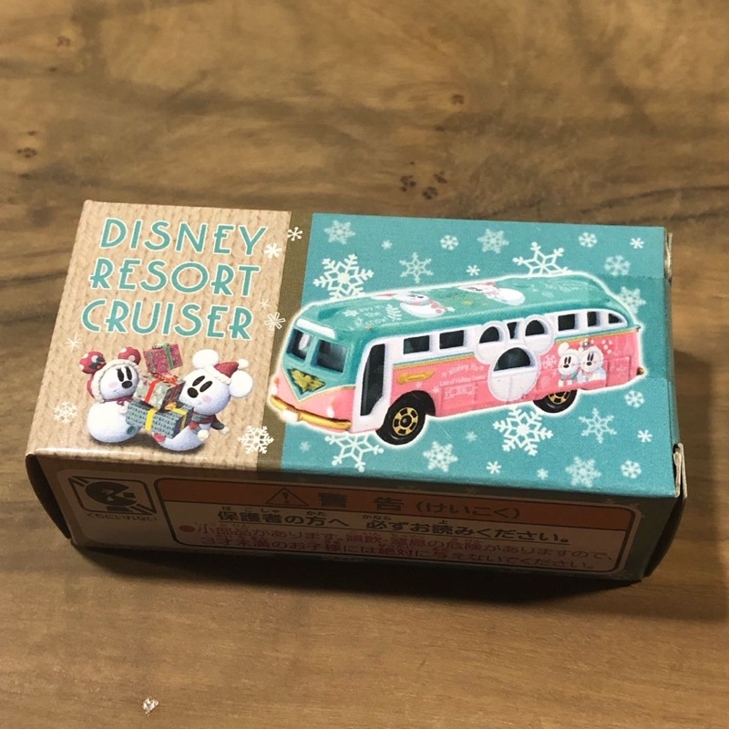 全新 東京迪士尼 園區 Tokyo Disney RESORT 2016聖誕巴士 tomica多美小汽車