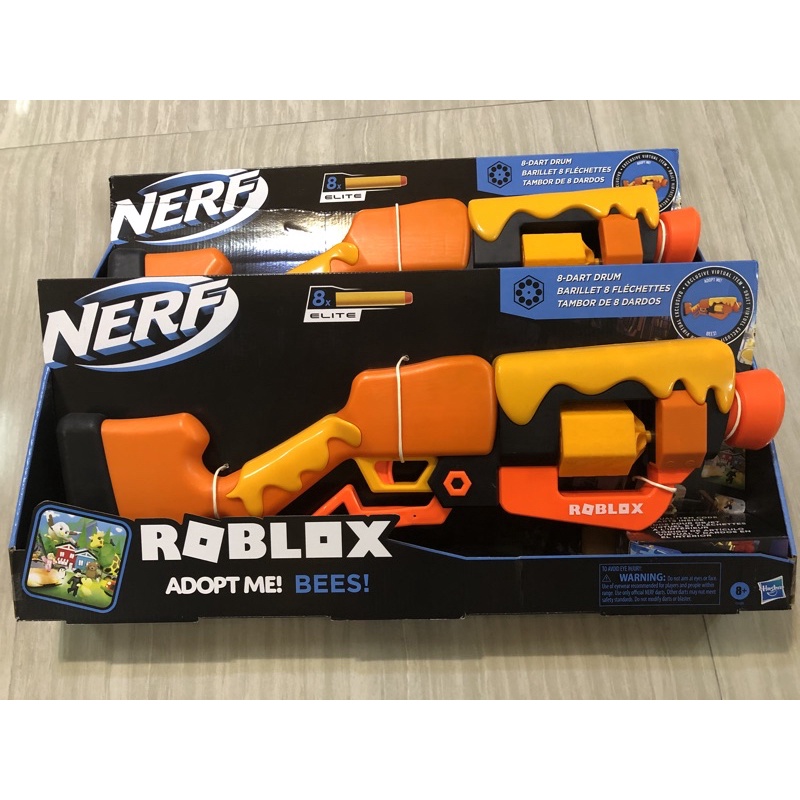 現貨不用等 橙（橘）機 NERF Roblox Bees Dart Blaster （獵槍 slingfire)