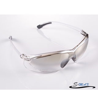 【S-MAX專業款】極限流線型PC透明淺電鍍水銀漸層鏡片 抗炫光 抗UV400 防風運動太陽眼鏡,新上市！