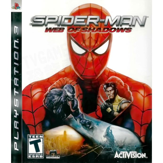【二手遊戲】PS3 蜘蛛人 黯黑之網 SPIDERMAN WEB OF SHADOWS 英文版【台中恐龍電玩】