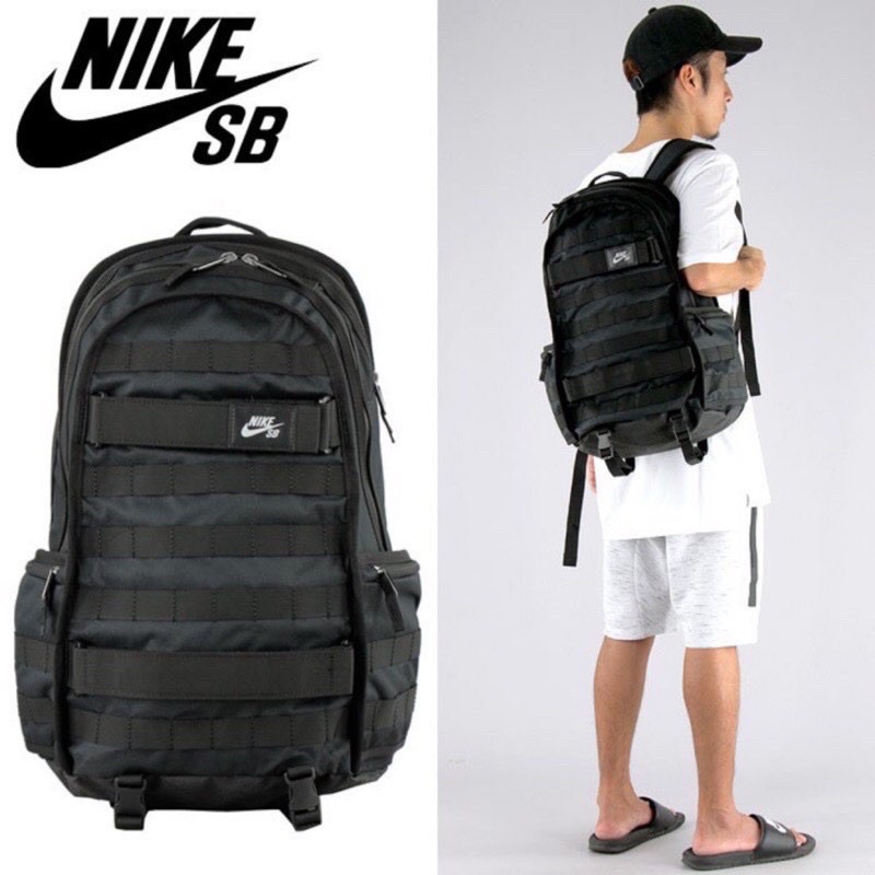 NIKE SB RPM BACKPACK - SOLID 後背包黑色筆電夾層BA5403-010 | 蝦皮購物