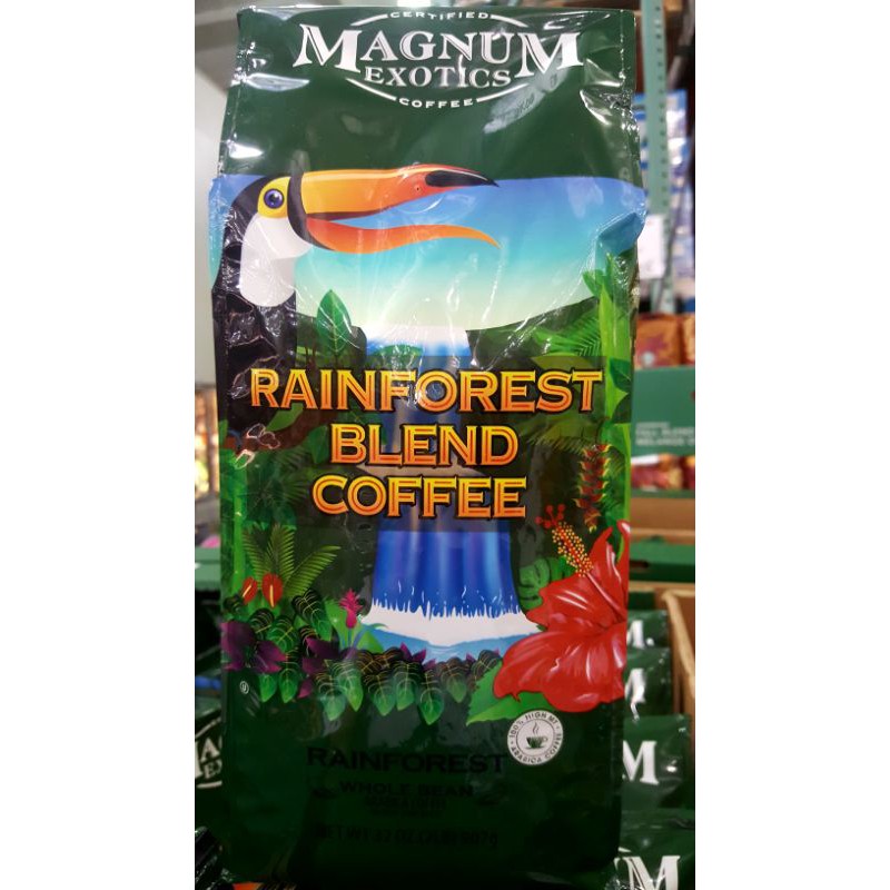 MAGNUM 雨林調和咖啡豆 2磅/907公克-吉兒好市多COSTCO代購