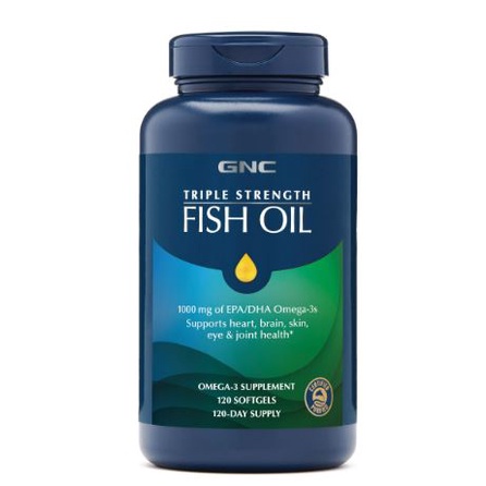 現貨免等 絕對正貨 GNC Triple Fish Oil 三效魚油 EPA DHA Omega3 一般型 120顆