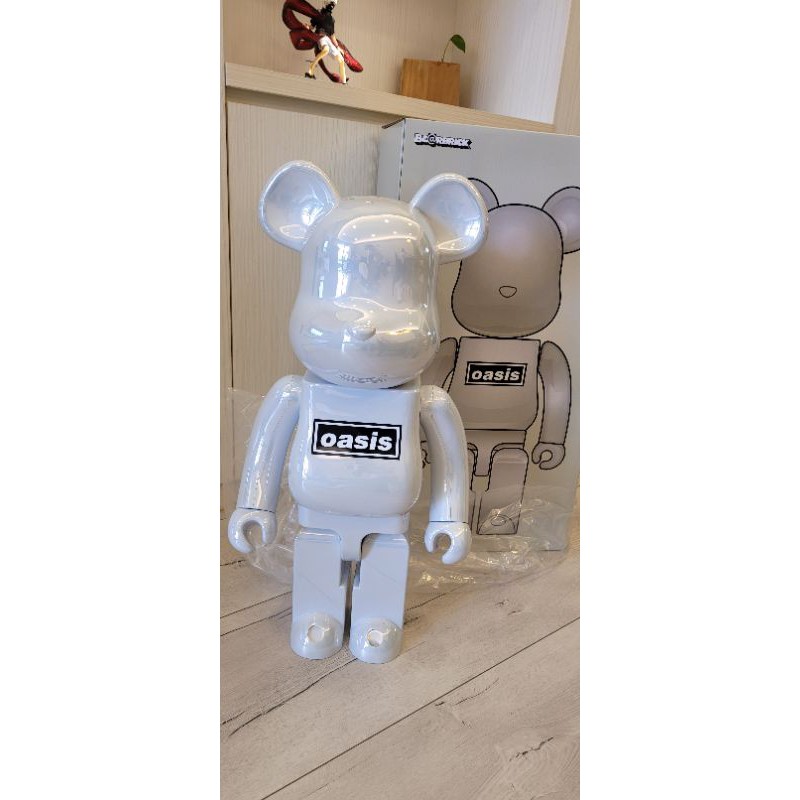 Be@rbrick oasis wite chrome 1000%（拆擺)