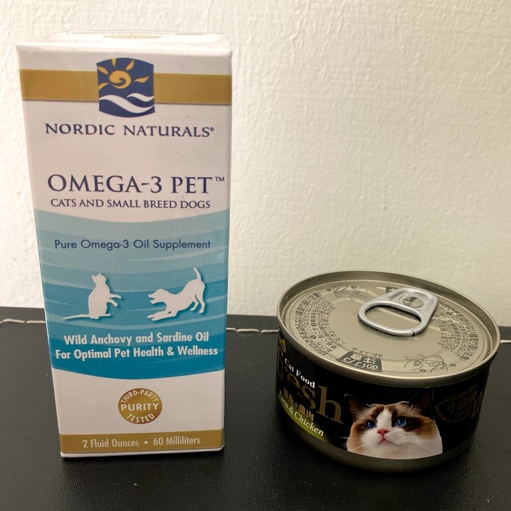 北歐天然寵物魚油  Nordic Naturals Omega-3 Pet 60ML含滴管(贈一副食罐)