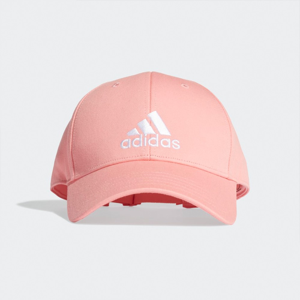 Adidas 男女款粉色LOGO棒球帽-NO.FK0893