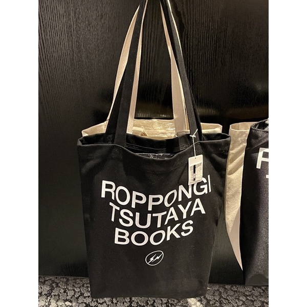 日本帶回 全新 六本木 蔦屋書店 藤原浩 Fragment Design 托特包 tote bag TSUTAYA 正品