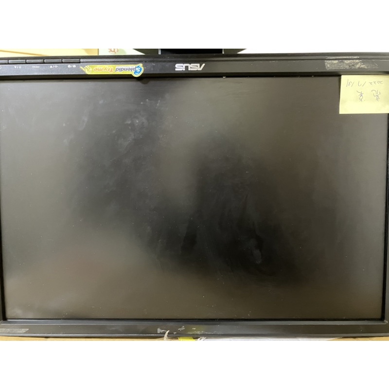 19吋 22吋 二手 中古 螢幕 vga 液晶 lcd 華碩 16:9 個人保固7天 下方有暗點 送 VGA 線 電源線