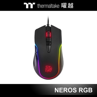 曜越 奈諾司 RGB 電競滑鼠 EMO-NRR-WDOTBK-01