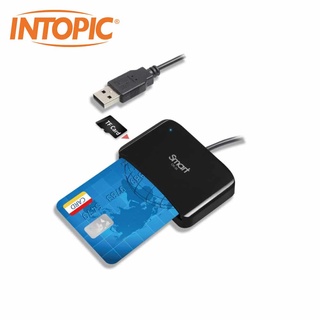 INTOPIC 廣鼎 CR-35 MART 二合一晶片讀卡器-富廉網