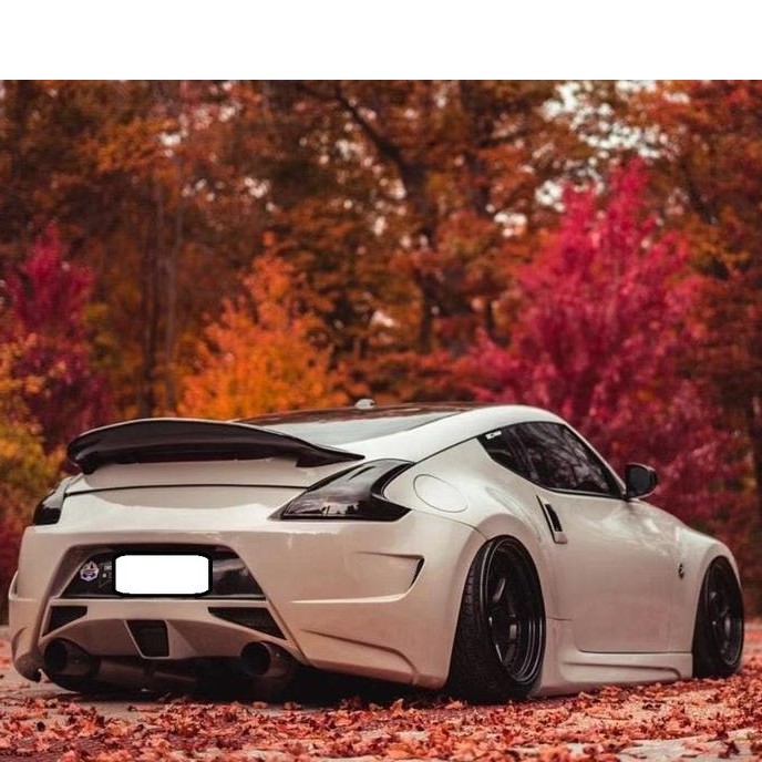 M Garage Nissan 370z Z34 碳纖維大壓尾原廠孔位改裝 蝦皮購物