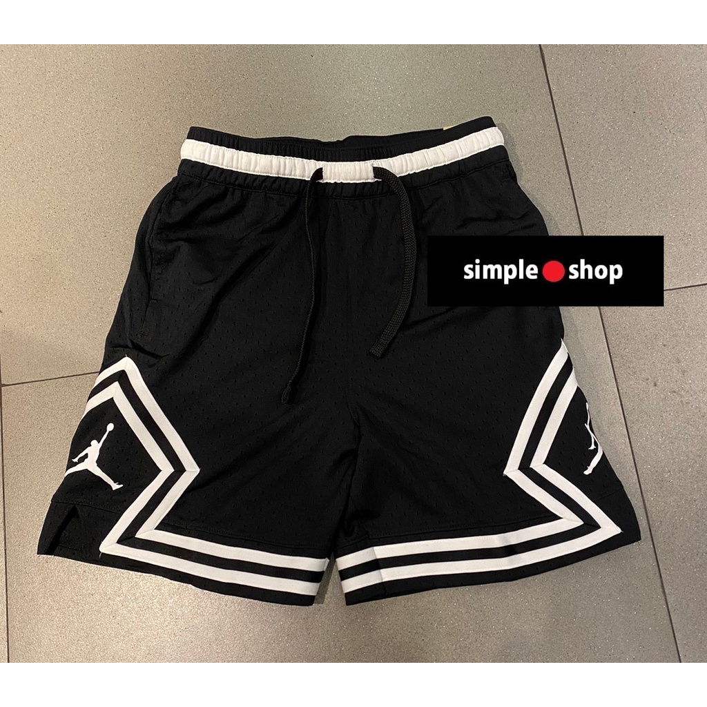 【Simple Shop】NIKE JORDAN 籃球褲 喬丹 復古 短板球褲 運動短褲 黑色 DX1488-010