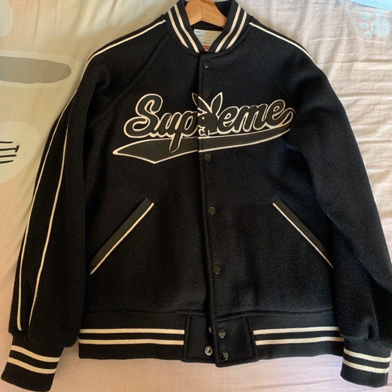 Supreme Play Boy Wool Varsity Jacket