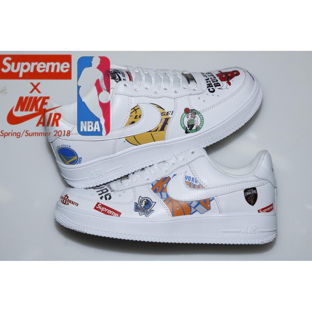 nike air force 1 x supreme nba