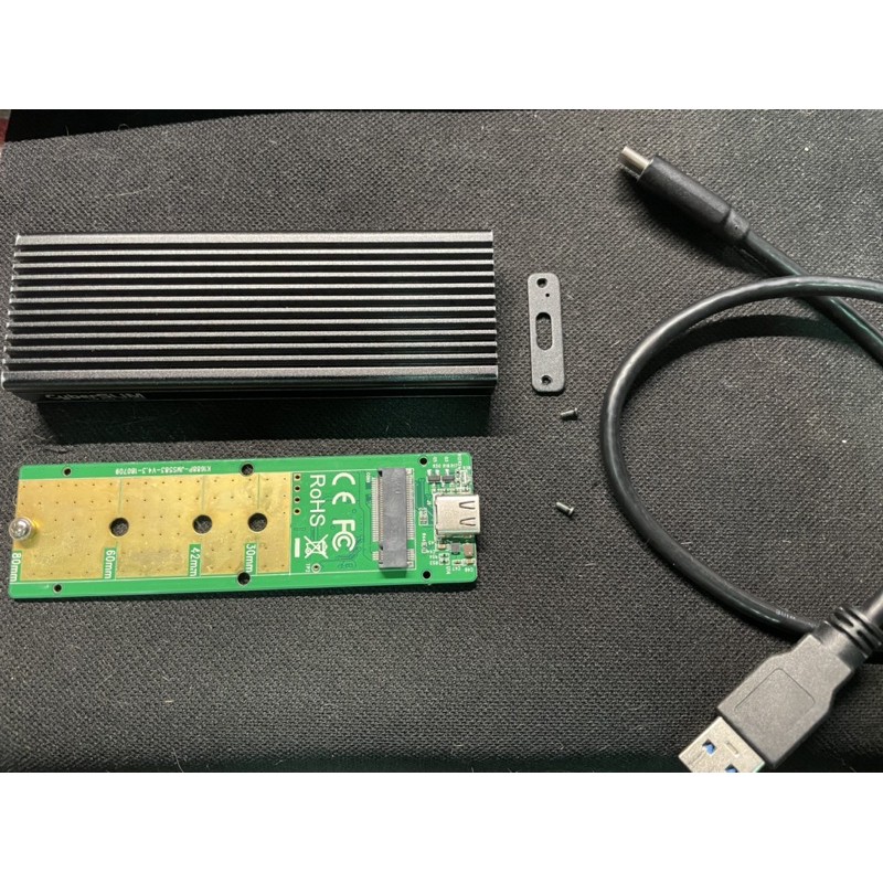 CyberSLIM M.2 PCI-E M2 PCIE USB 3.2 外接盒SSD 固態硬碟盒 NVMe type-c