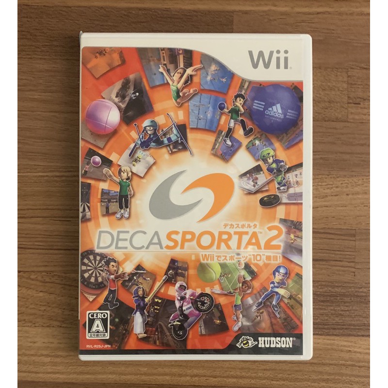 Wii DecaSporta 2 運動大集錦 10種運動 正版遊戲片 原版光碟 日文版 日版適用 二手片 中古片 任天堂