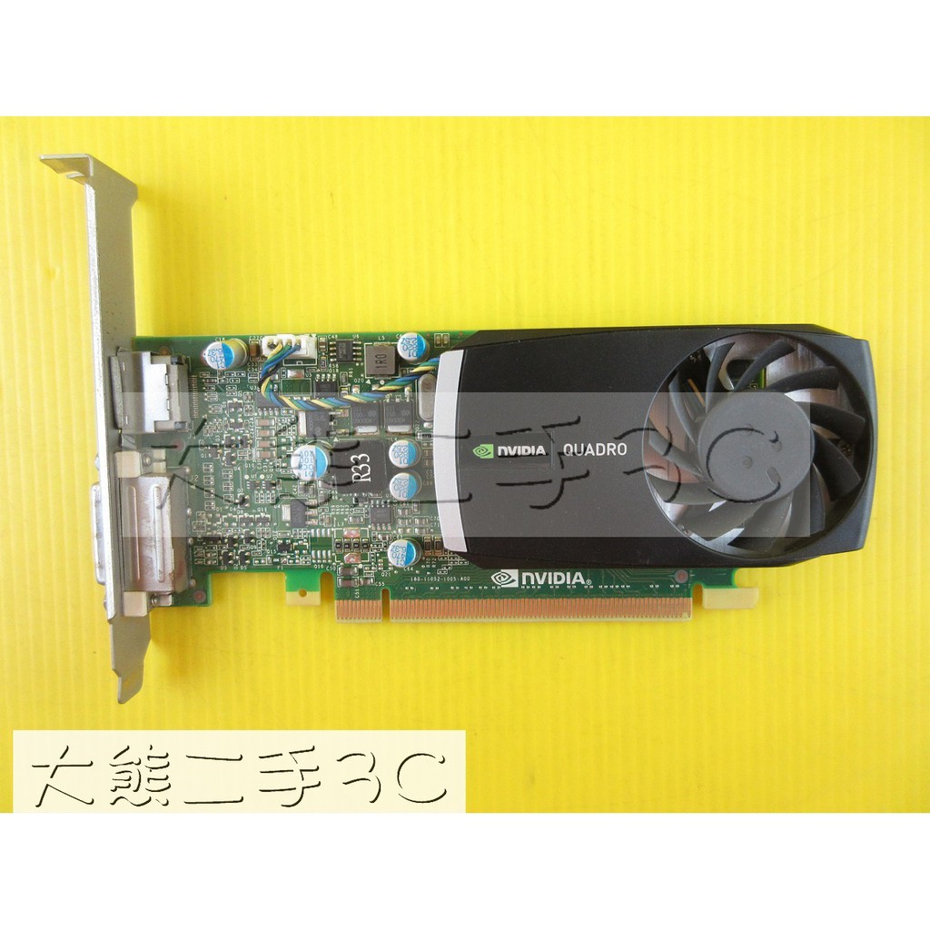 顯示卡 麗臺 Quadro 400 繪圖卡 GT216 512MB DDR3 64bit (670)【大熊二手3C】