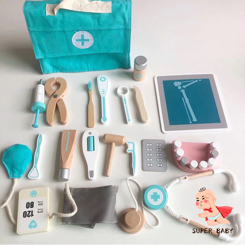 木製醫生玩具組的價格推薦 2021年12月 比價比個夠biggo