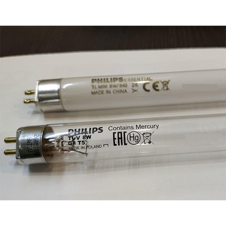 飛利浦 PHILIPS 8W T5 燈管 1尺 30cm 日光燈管二支40元 TUV燈管一支148元