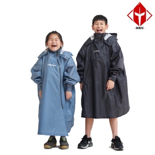 Brightday Double 雙拉鍊斜開長板(兒童)風雨衣 Mini-O 一件式 連身式 雨衣《淘帽屋》