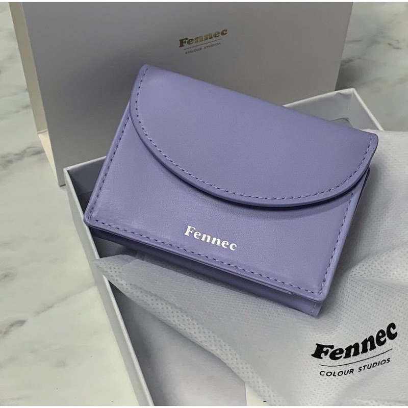 Fennec  HALF MOON WALLET  半月迷你三層短夾 薰衣草紫現貨