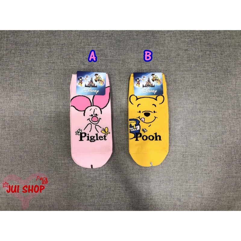 韓國🇰🇷襪子🧦小熊維尼 小豬 維尼短襪