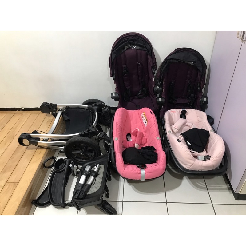 可議價Baby jogger City select/二手大全配/全能雙人推車/變形金剛/雙人推車/兒童推車/提籃。