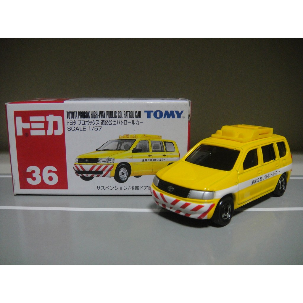 TOMICA 36 Toyota Probox High-way PUBLIC CO. Patrol CAR 道路公團 藍標