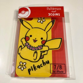 現貨供應~日空版~Pokemon and 3COINS 神奇寶貝~皮卡丘手機保護套 IP7與8可用