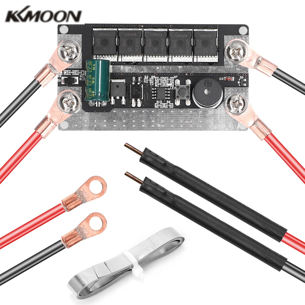 KKmoon 12V點焊板套裝18650電池點焊機PCB電路板適用0.1mm-0.12mm鎳片