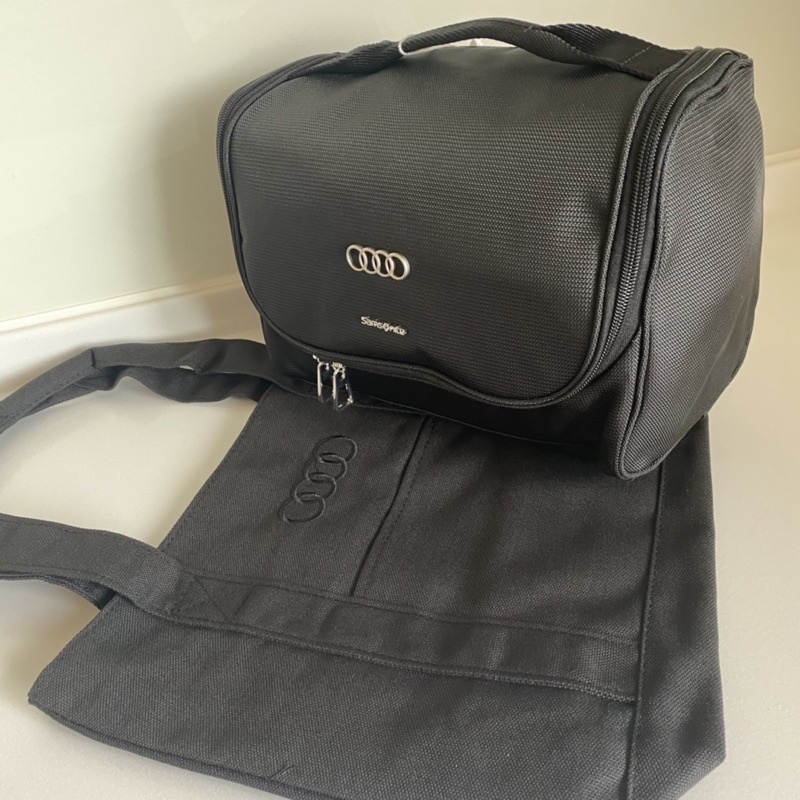 Audi 奧迪 精品 盥洗包 旅行包 +托利包