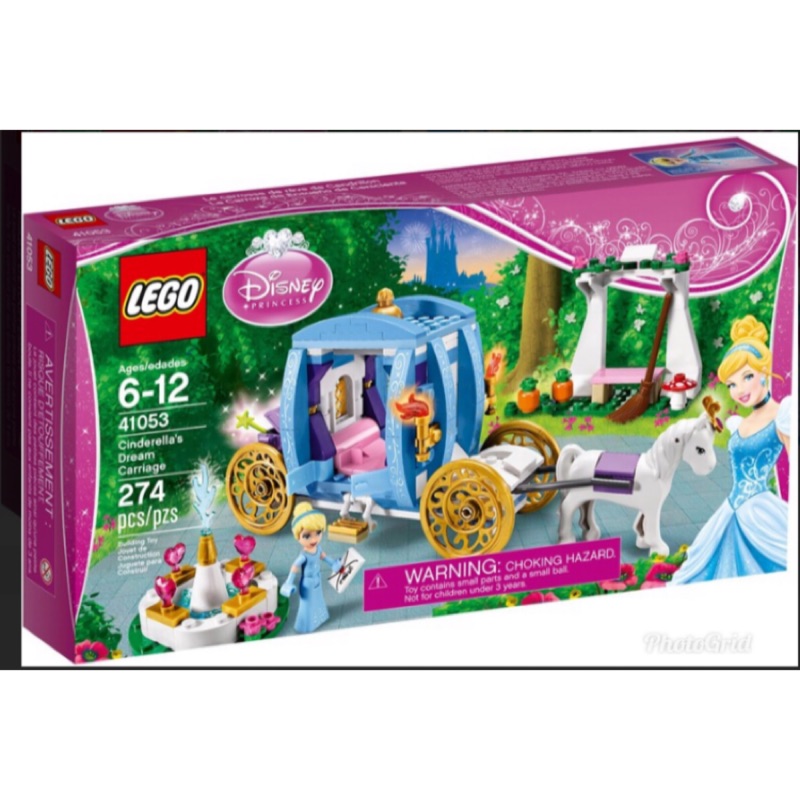 LEGO樂高41053公主系列-迪士尼公主 灰姑娘的魔幻馬車