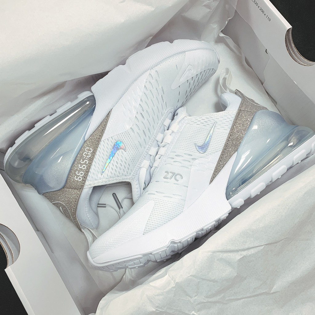 nike air max 270 white silver