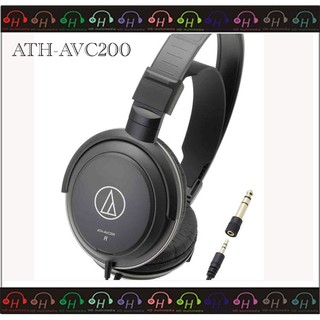 現貨🔥弘達影多媒體Audio-technica 日本鐵三角 ATH-AVC200 密閉式耳罩式耳機 公司貨 電腦耳機