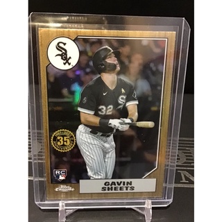 【MLB球員卡】2022 Topps chrome Gavin Sheets rc 35th 87BC-20 棒球卡