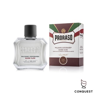 【 CONQUEST 】Proraso 義大利 檀香鬍後霜 鬍後乳 舒緩保濕刮鬍後肌膚 舒緩肌膚 刮鬍領導品牌 紅色檀香