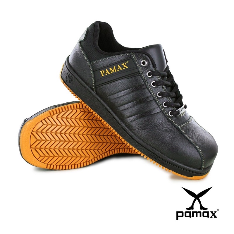 PAMAX帕馬斯-皮革製高抓地力安全鞋/女5號/二手