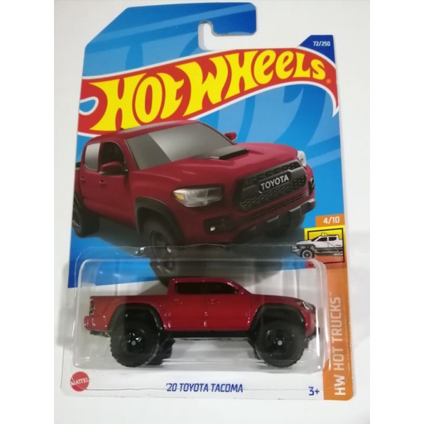 豐田 Hotwheels 20 Toyota Tacoma Red Case J 2022
