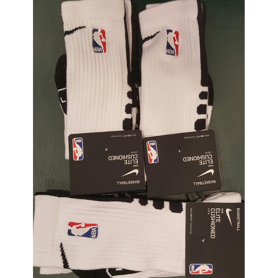 暫售 2018 NIKE NBA ELITE QUICK CREW HIGH SOCKS 襪 白 SX5867-100