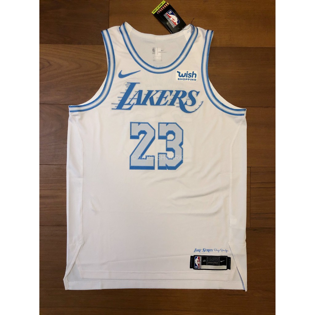 Nba球衣 Nike Authentic Lebron James Lakers City 湖人城市版球員版球衣 蝦皮購物